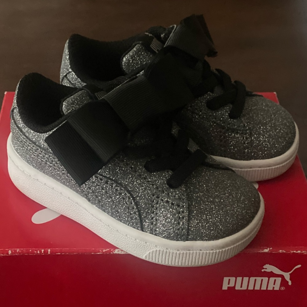 Toddler size 5 Puma shoes.